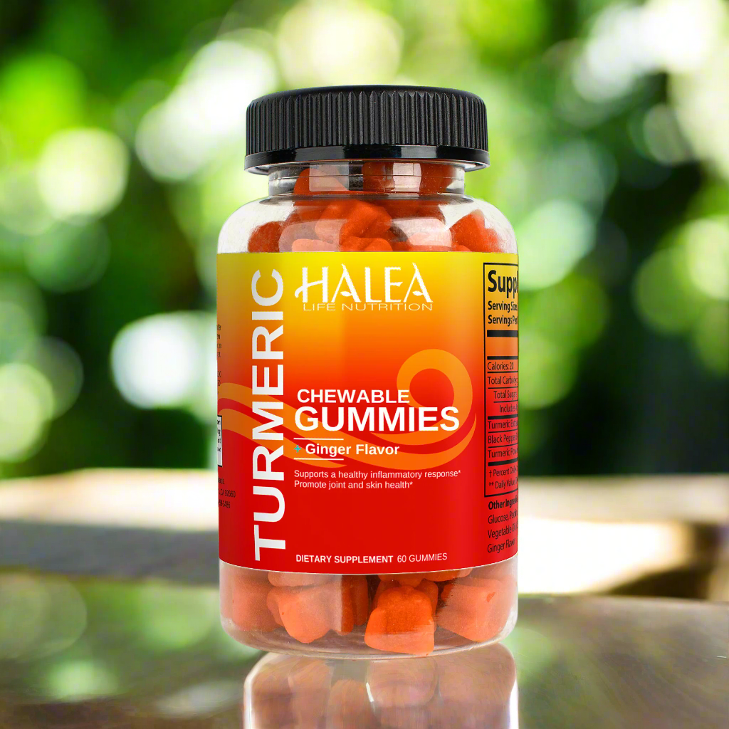 Halea Life Nutrition Golden Glow Turmeric & Ginger Gummies